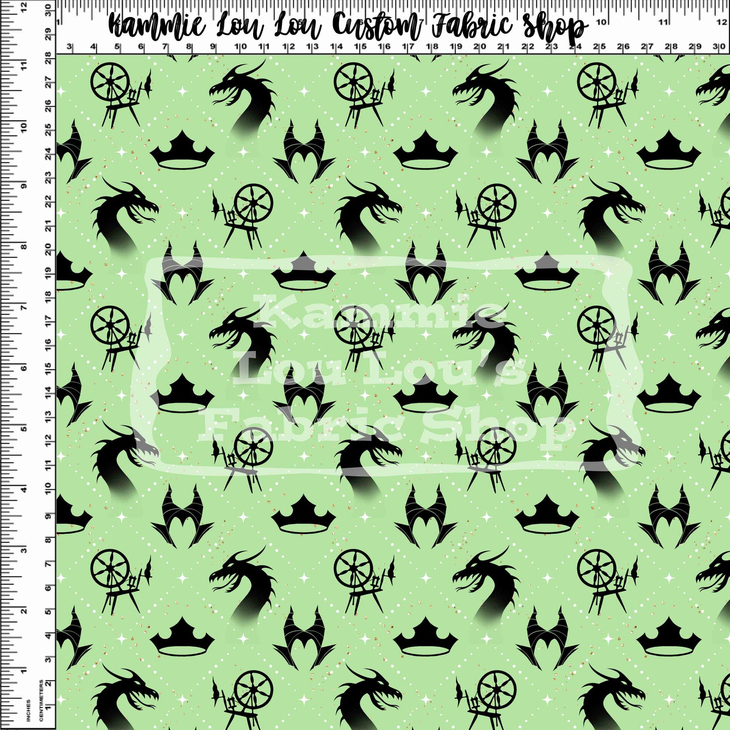 R119 Once Upon a Dream - EVIL SIDE - Diamonds - Green