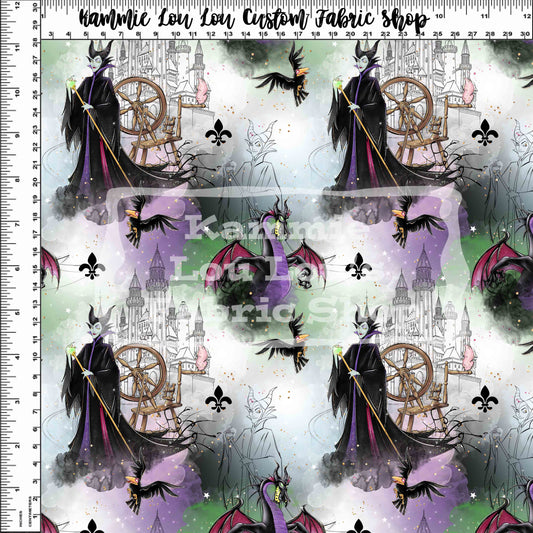 R119 Once Upon a Dream - EVIL SIDE - Godmother Watercolor Toss