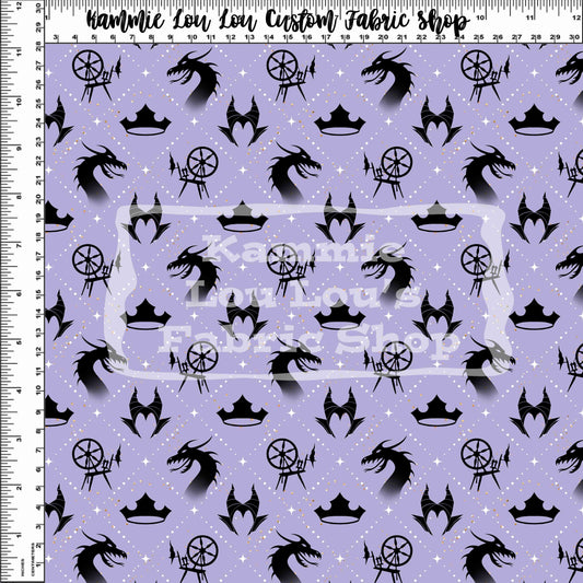 R119 Once Upon a Dream - EVIL SIDE - Simple Diamonds - Purple