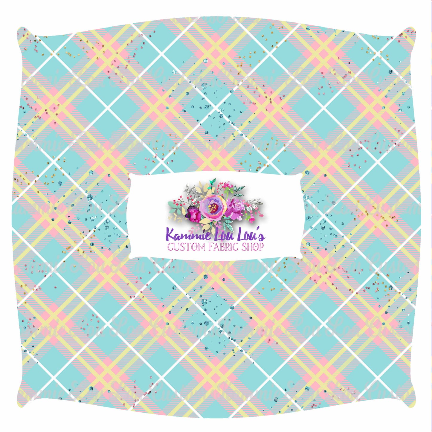R120 - Flower and Garden - Glam Plaid