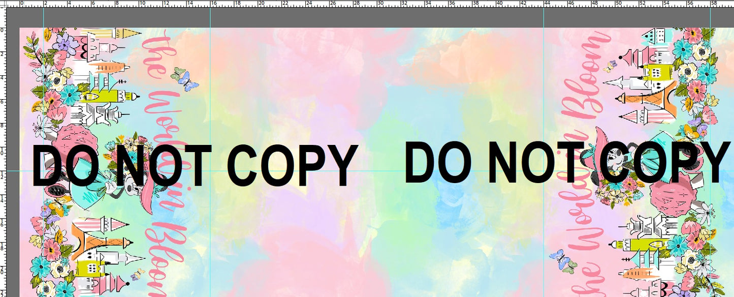 R120 - Flower and Garden - Double Border - Watercolor