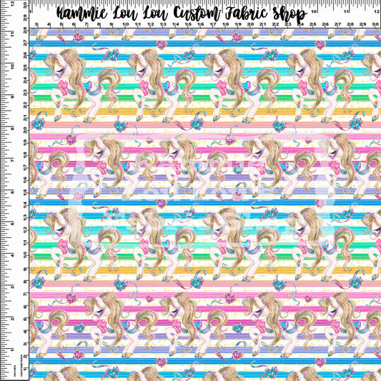 R120 - Whimsical Carousel Pony Trot - Tiny Scale