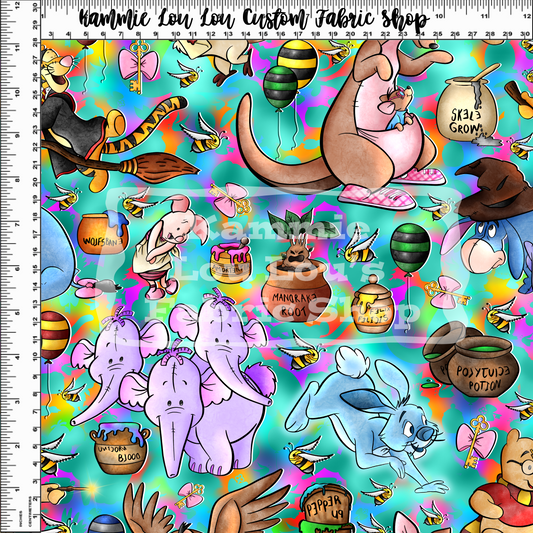 R123 Pooh Potter - PP TEAL NO HEX