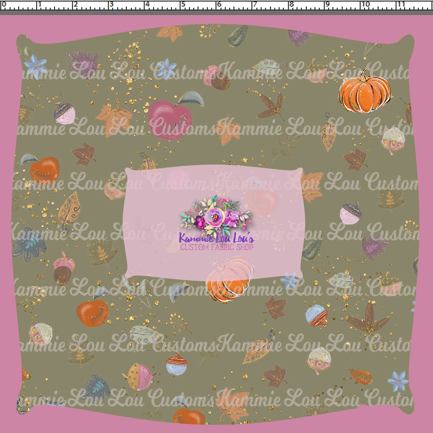 R124 Autumn Tales - Fall Things - Green