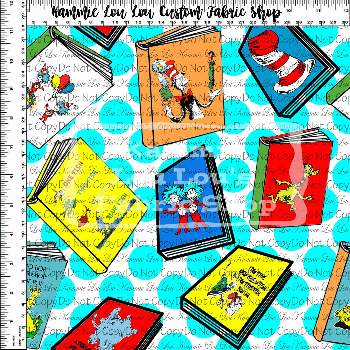 R124 Crazy Cat - Classic Books - Aqua Dot