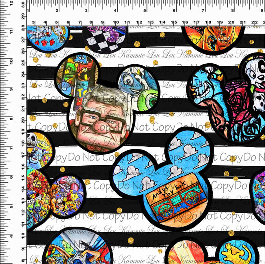 R124 Magic Art Finale - Art Heads - Limited Edition - BW Stripe