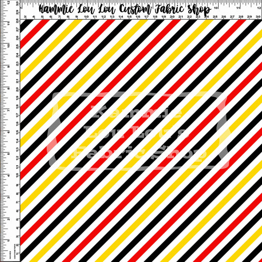 R124 Magical Escape - Classic Mouse - Bias Stripes