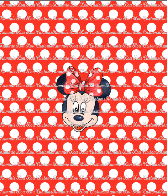 R124 Magical Escape - Classic Mouse - Girl Mouse - RED - Panel - CHILD