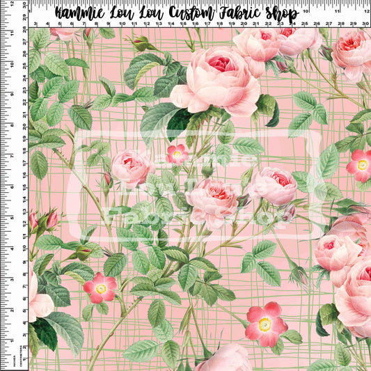 R124 Vintage Florals - Vintage_Floral_11 - Pink