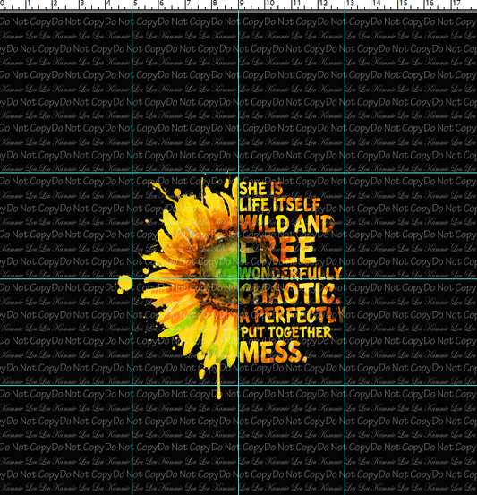 R124 Wildflowers - Panel - ADULT - Wild & Free