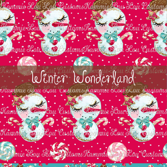 R124 Winter Wonderland - Frosty Red