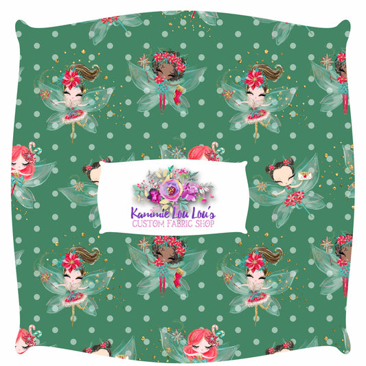 R124 Winter Wonderland - Winter Fairy - Green
