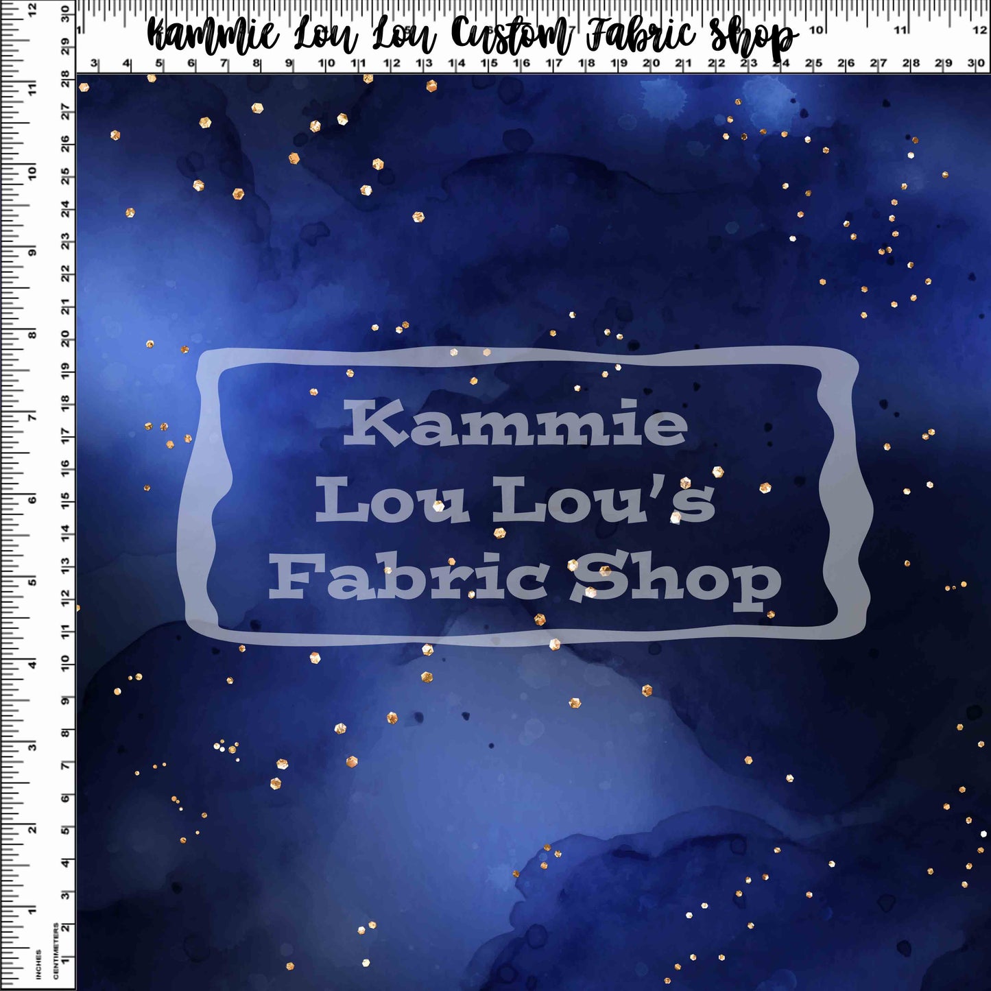 R125 Starry Seas - Deep Sea Blue Background