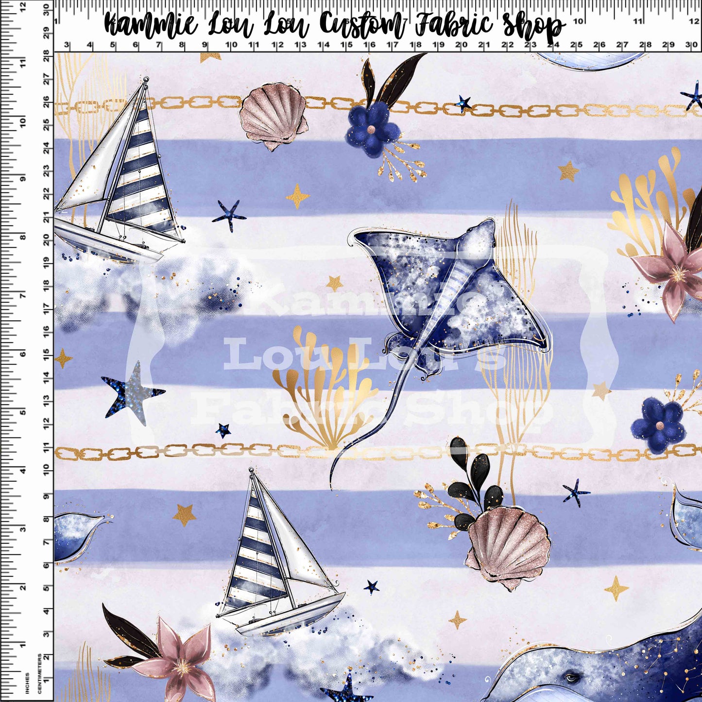 R125 Starry Seas - Sea Stripes Toss