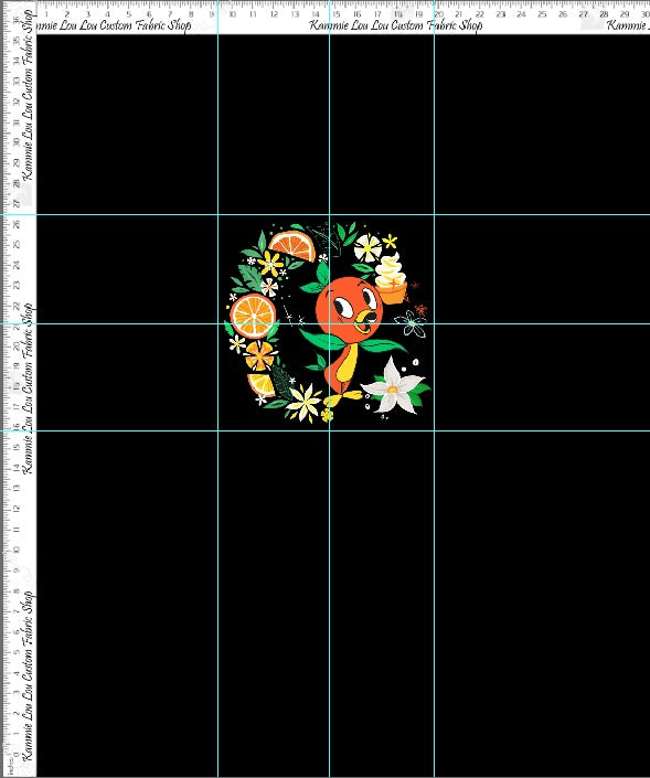 R125 : Tiki Bird - Panel - ADULT - #1 - Black