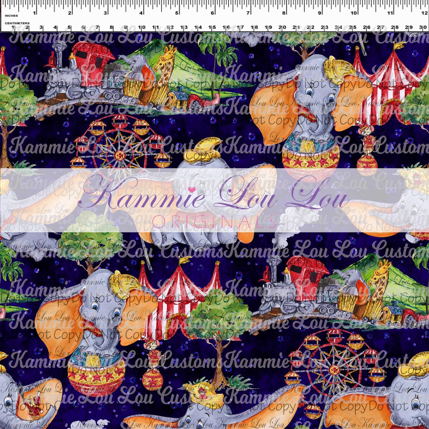 R126 Flying Elephant - Circus Dark