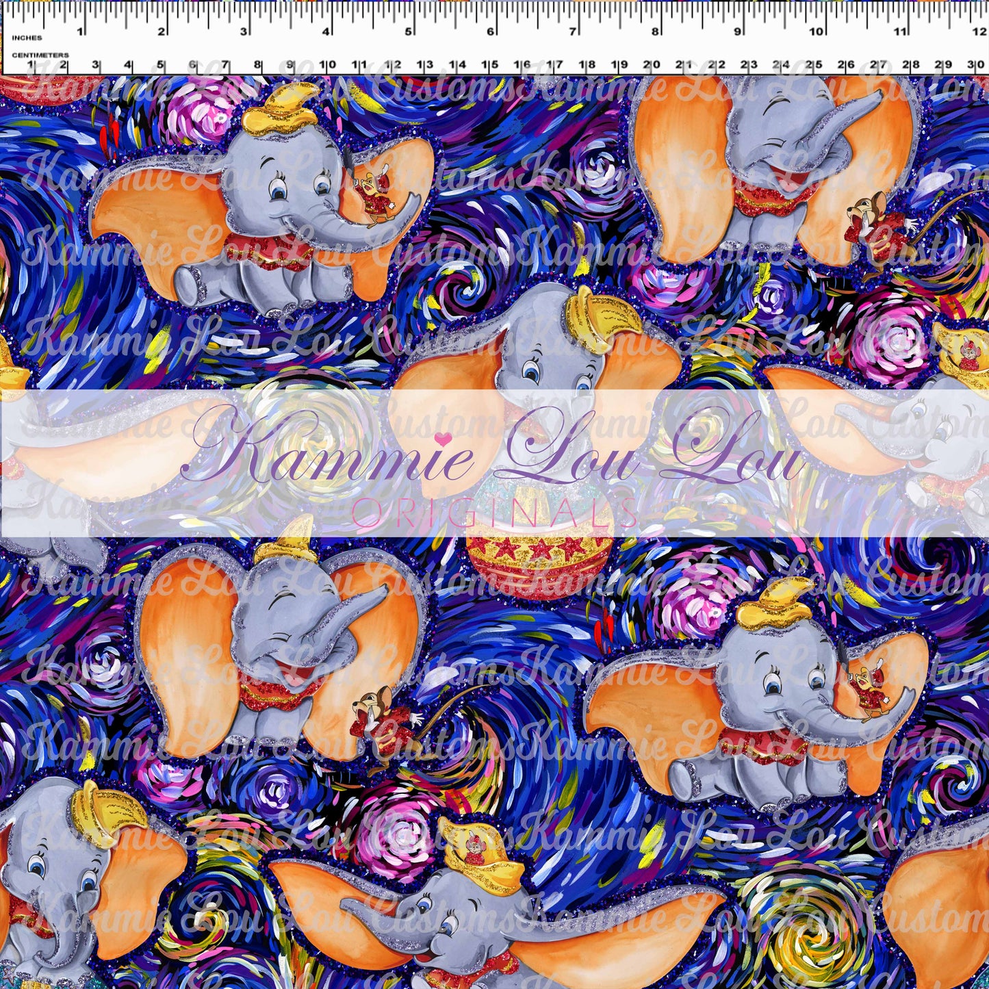 R126 Flying Elephant - Starry Skies