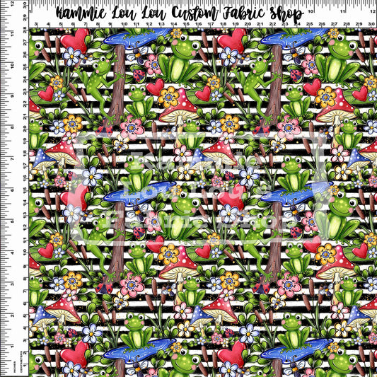 R126 Frogs in the Garden - Main Toss - Small Scale