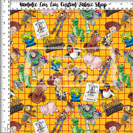 R127 - Toy Room Pals - Main Toss - Plaid