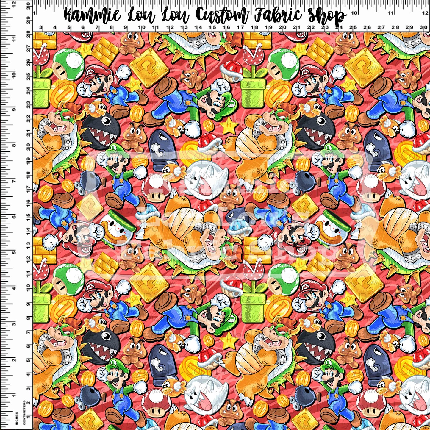 R127 Super Super M - Main Toss - Small Scale - Red