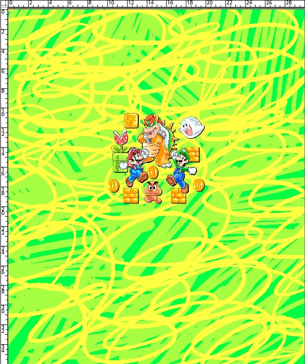 R127 Super Super M - Panel - Adult - Lime