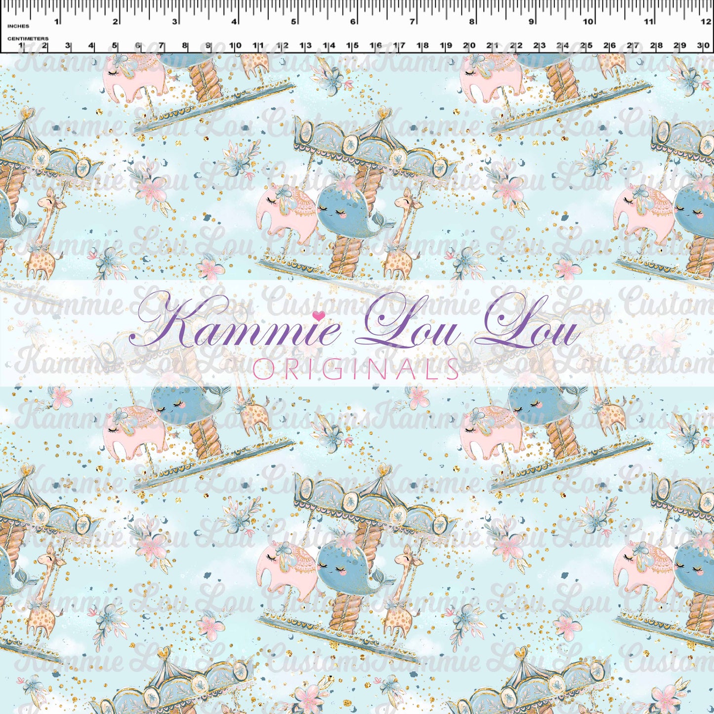 R129 Mom & Me Carousel Blue