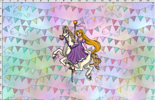 Carousel Dreams - Panel - CHILD - Long Hair