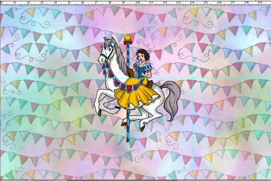 Carousel Dreams - Panel - CHILD - Snow