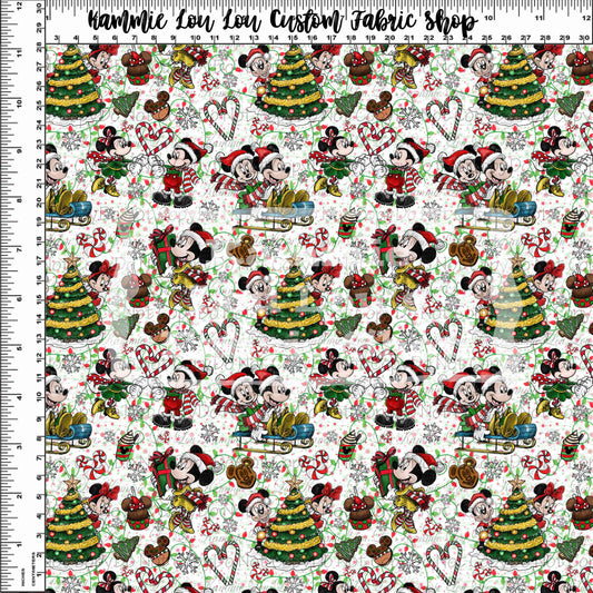 A MOUSE CAROL - White Toss - Tiny Scale