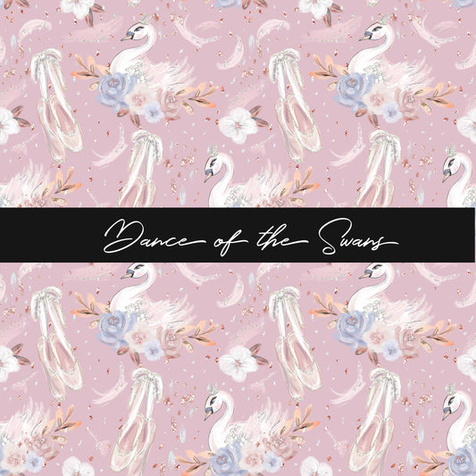 Round 108 Tiny Dancer - Swan Toss - PINK