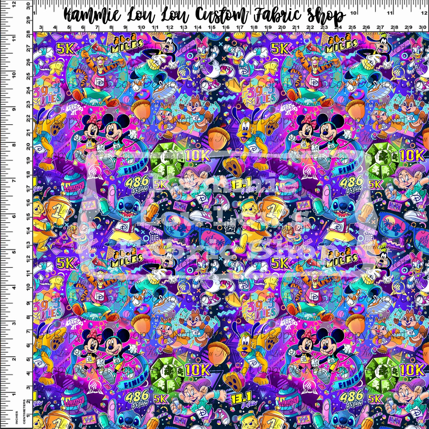 Special Pre-order Run for the Castle - Marathon - Cheers to 30 Years - Purple Toss - Small Scale