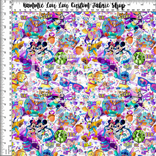 Special Pre-order Run for the Castle - Marathon - Cheers to 30 Years - White Toss - Small Scale