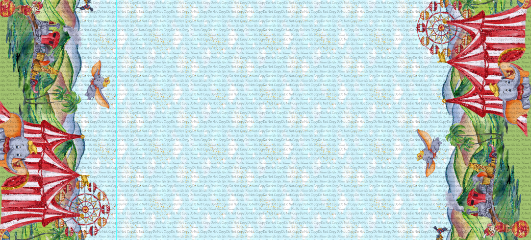 R126 Flying Elephant - Double Border