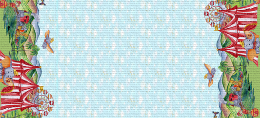 R126 Flying Elephant - Double Border