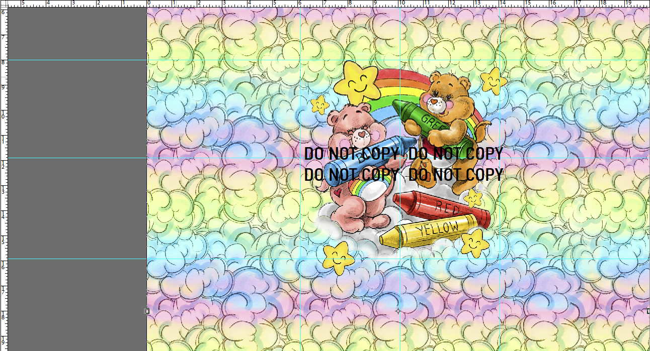 R115 - Loveable Bears - Panel - CHILD - Clouds