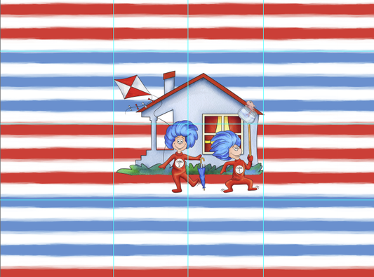 R124 Crazy Cat - House - Panel - CHILD