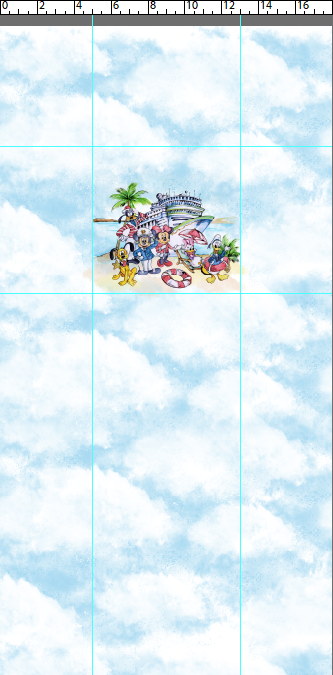 R118 Sail the Magic Seas - Cloud Panel - CHILD