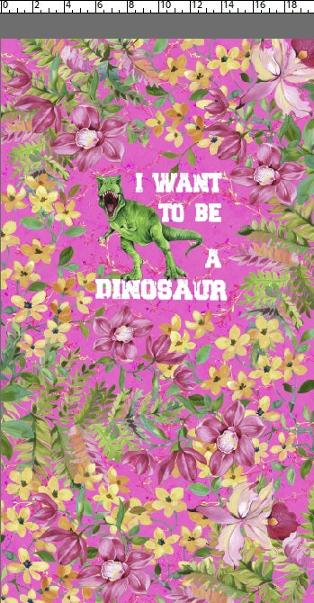 R108 Prehistoric Paradise - Want to be a Dino (ALL PANELS) - I Want to Be - CHILD - PINK