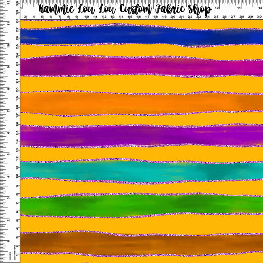 R108 Prehistoric Paradise - Rainbow Stripes