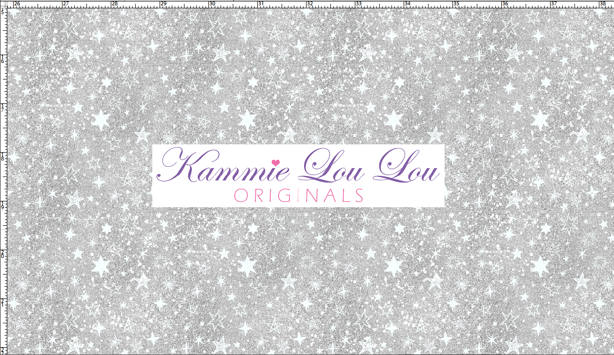 R107 Stroke of Midnight - Silver Stars