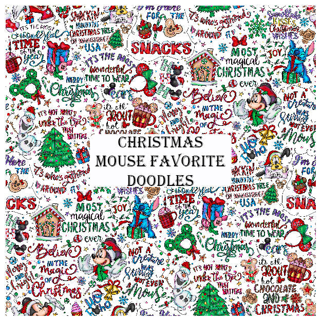 Christmas Mouse Favorite Doodles - OSP Collection