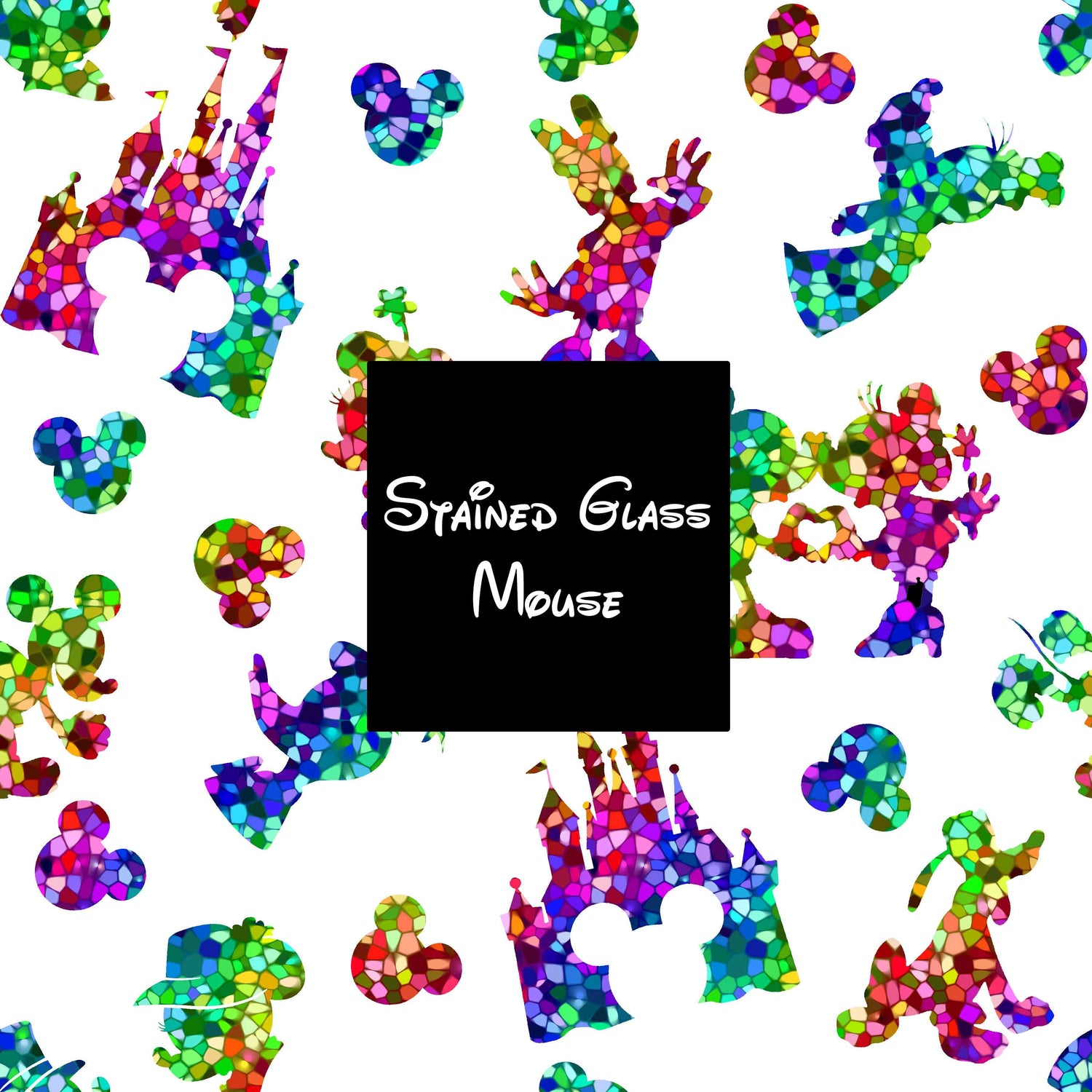 Stained Glass Mouse - KLL Collection