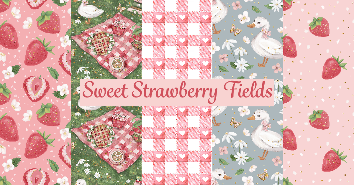 Sweet Strawberry Fields  - KLL Collection