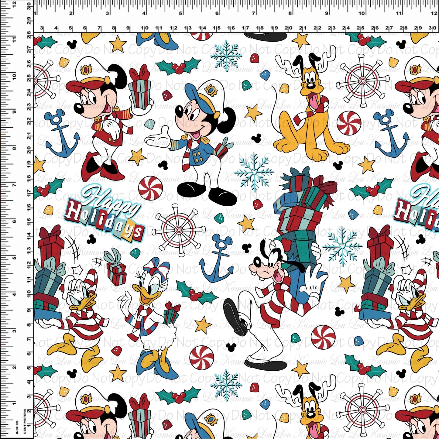 Christmas Cruise - Merrytime - Character Toss - Regular Scale (9x9)