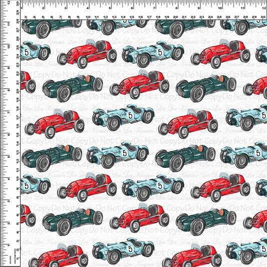 Grease & Gears - Cars on White