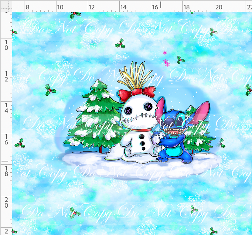 626 Christmas-Panel-snowman-Adult