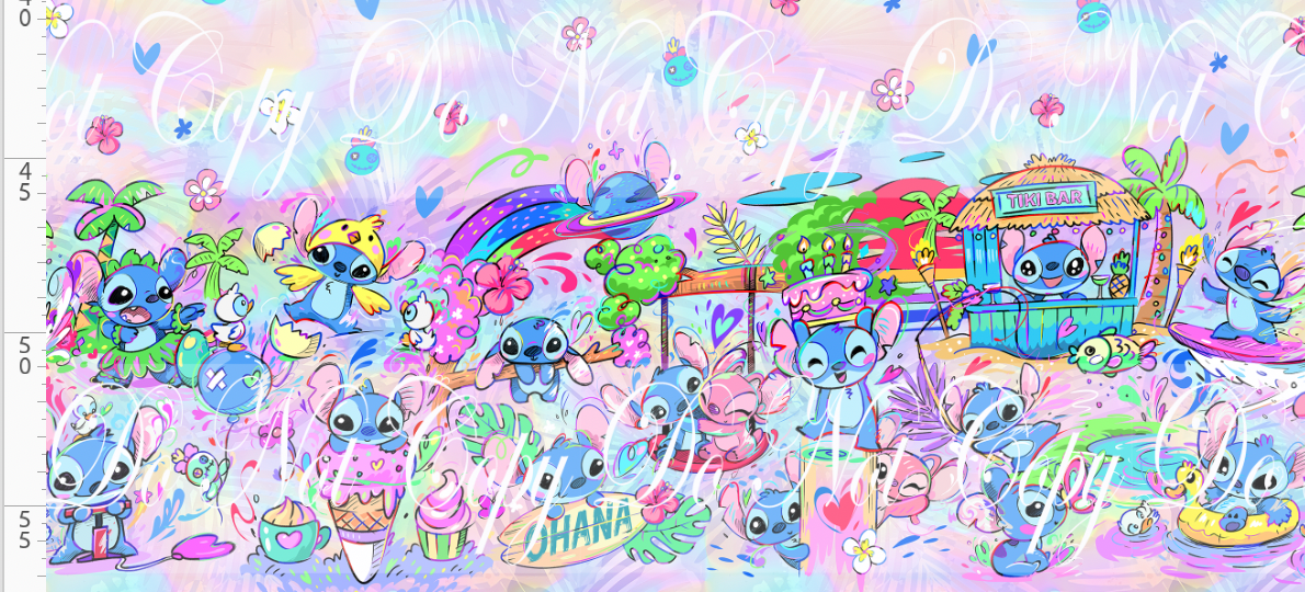 626 Cutie - Double Border - Rainbow