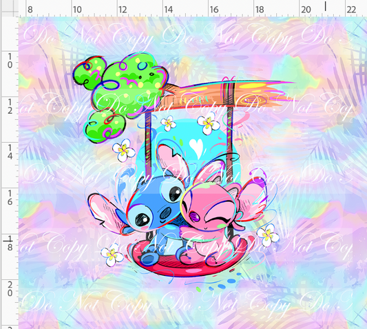 626 Cutie - Panel - Rainbow - friends - ADULT