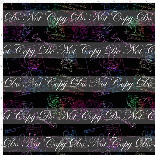 626 Doodle Disasters - Main - Colorful on black - small scale