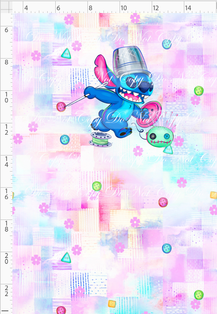 626 stitching-panel-running with needle-child